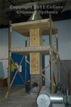 Test Chimney Construction